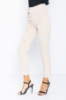 Picture of Woman Beige High Waist Normal Trotter Work Trousers